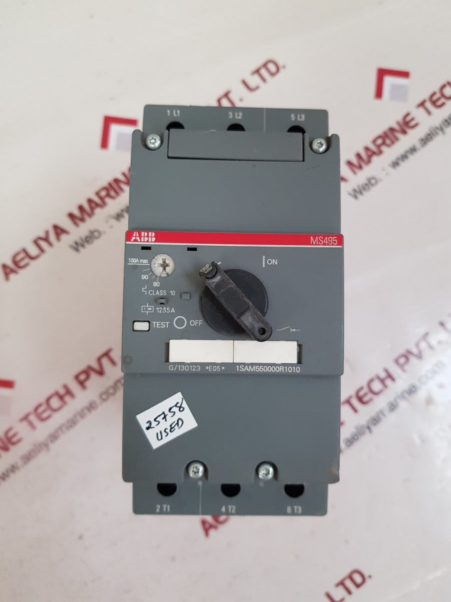 Abb ms495 manual motor starter 1sam550000r1010