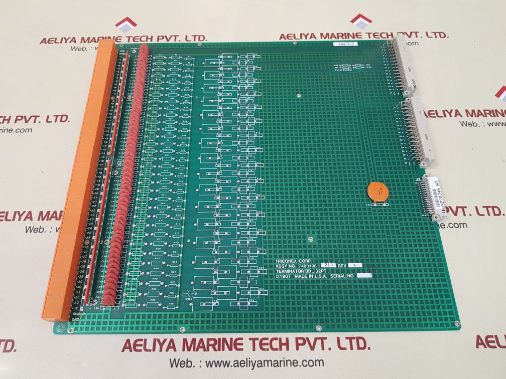 Triconex 7400 106-210 rev a terminator board