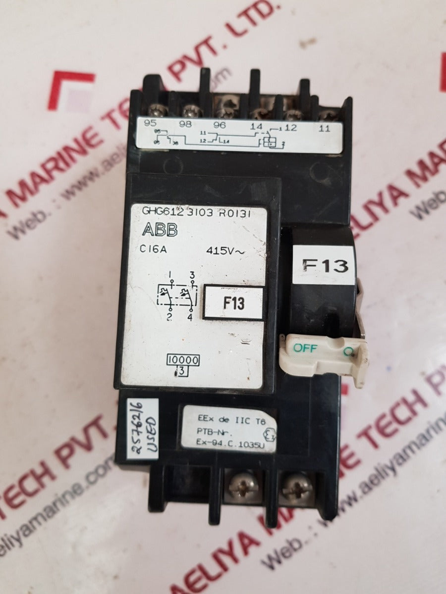 Abb ghg612 3103 r0131 residual current device