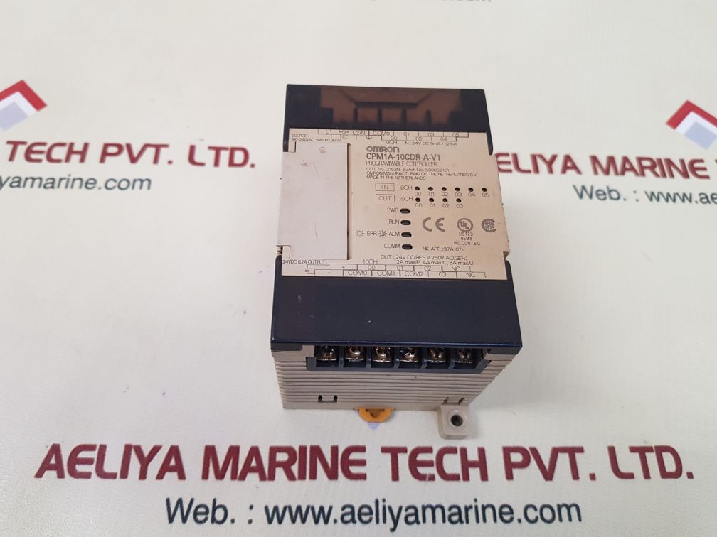 Omron cpm1a-10cdr-a-v1 programmable controller 100-240vac