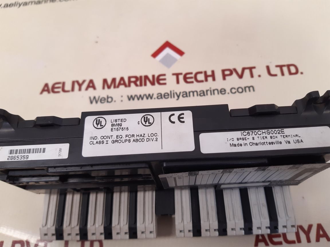 Ge fanuc ic670chs002e terminal base