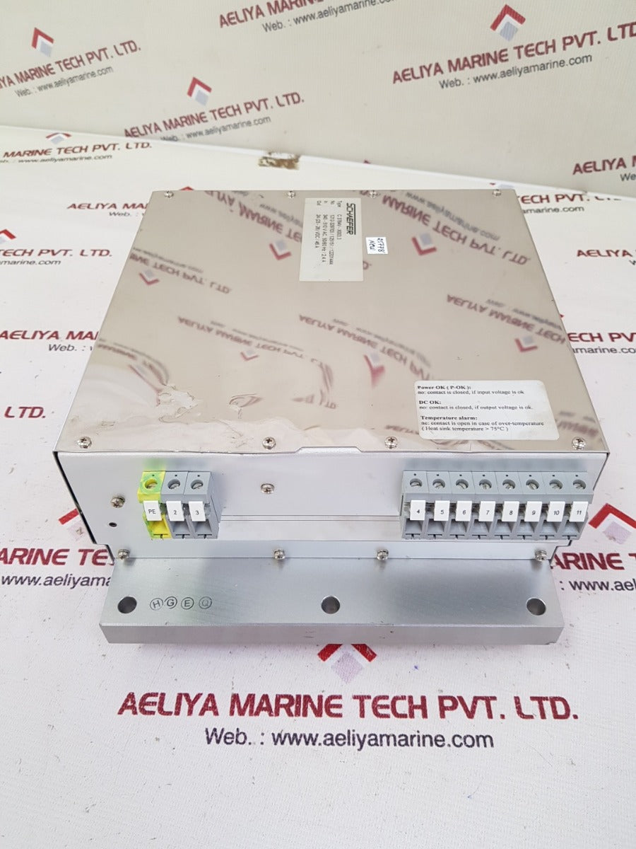Schaefer c3784v-x003.3 ac/dc power supply 340-510 vac