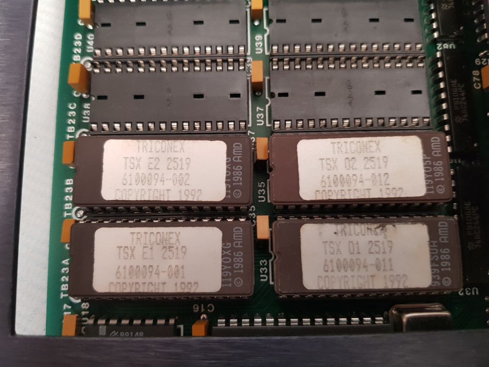 Triconex 7400063-100 rev.e main processor module