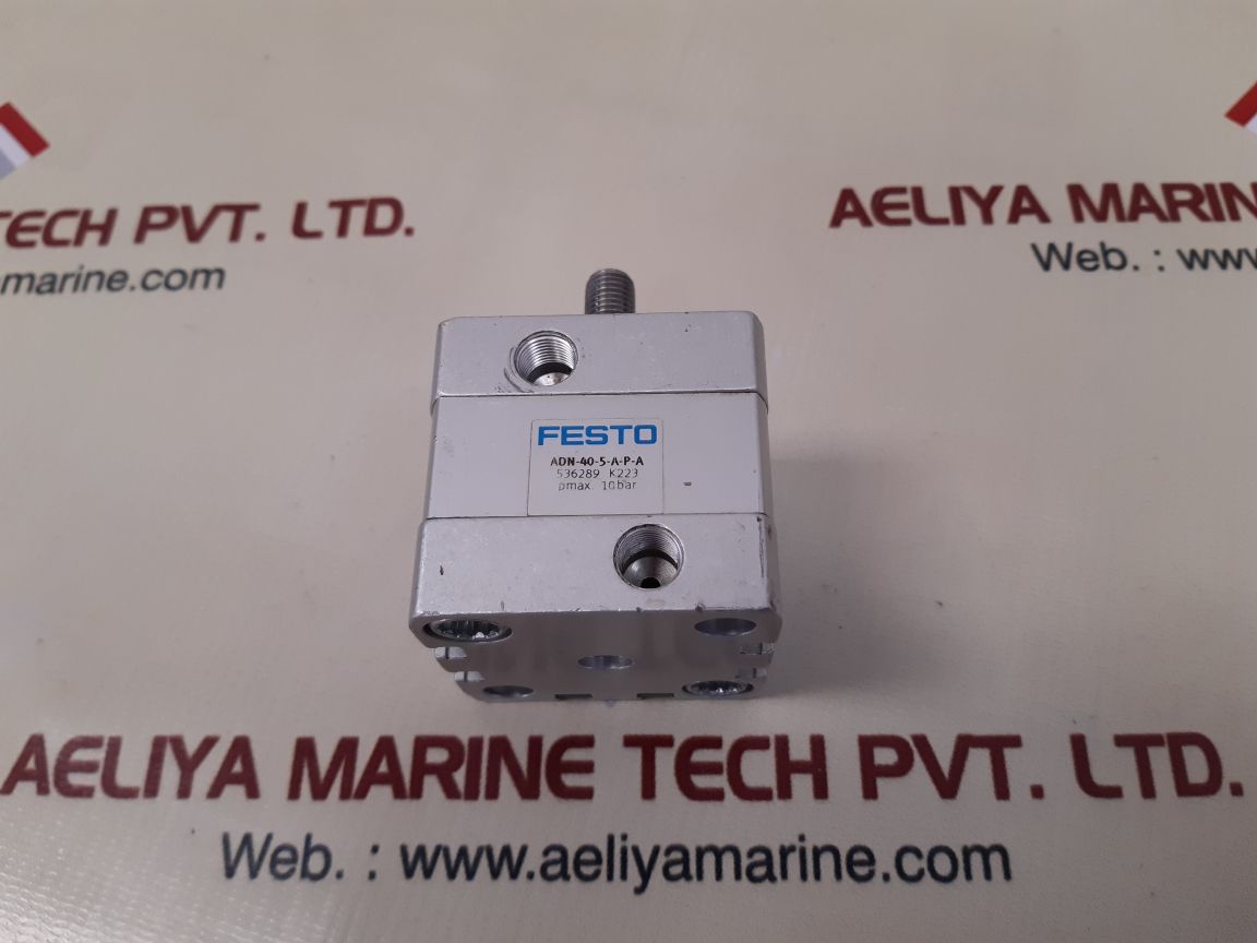 Festo adn-40-5-a-p-a pneumatic cylinder 10 bar