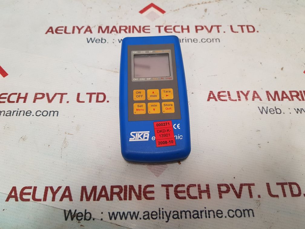 Sika electronic mh 3750 hand-held temperature instrument
