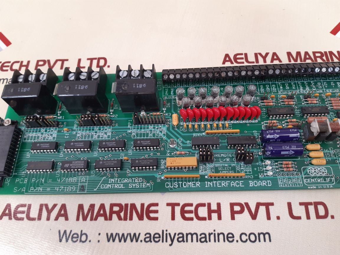 Centrilift 47188 a customer interface board