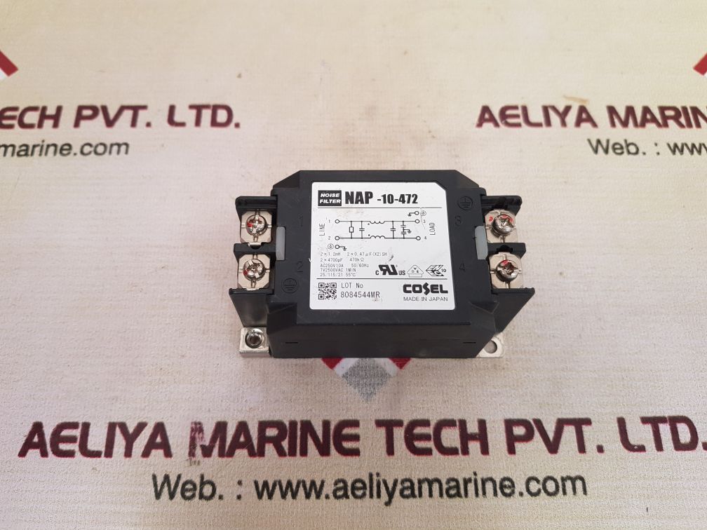 Cosel nap-10-472 noise filter ac250v 10a