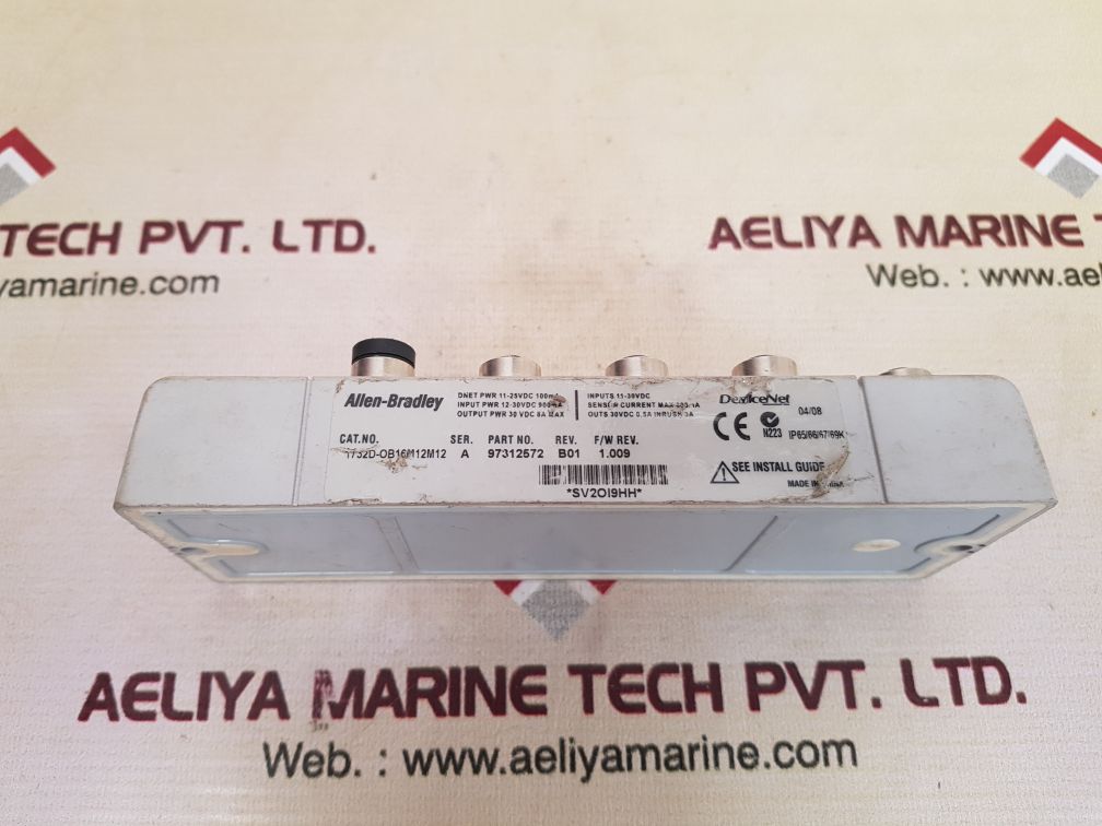 Allen-bradley 1732d-ob16m12m12 ser a devicenet i/o module