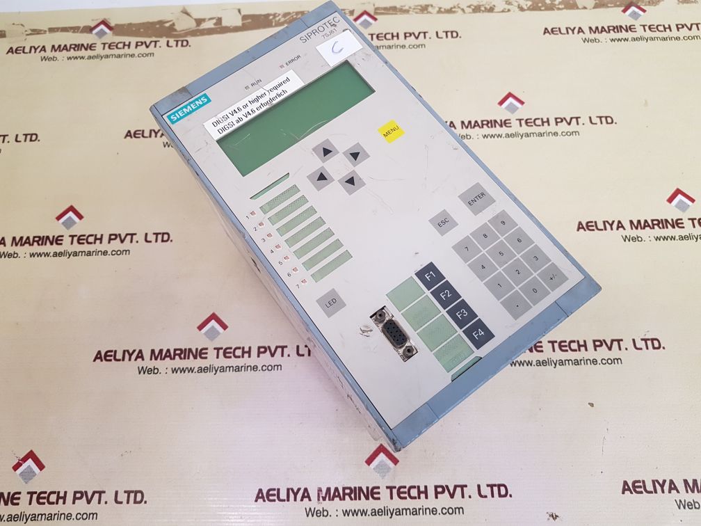 Siemens siprotec 7sj6111-5eb20-1ha0/ee overcurrent protection and control relay