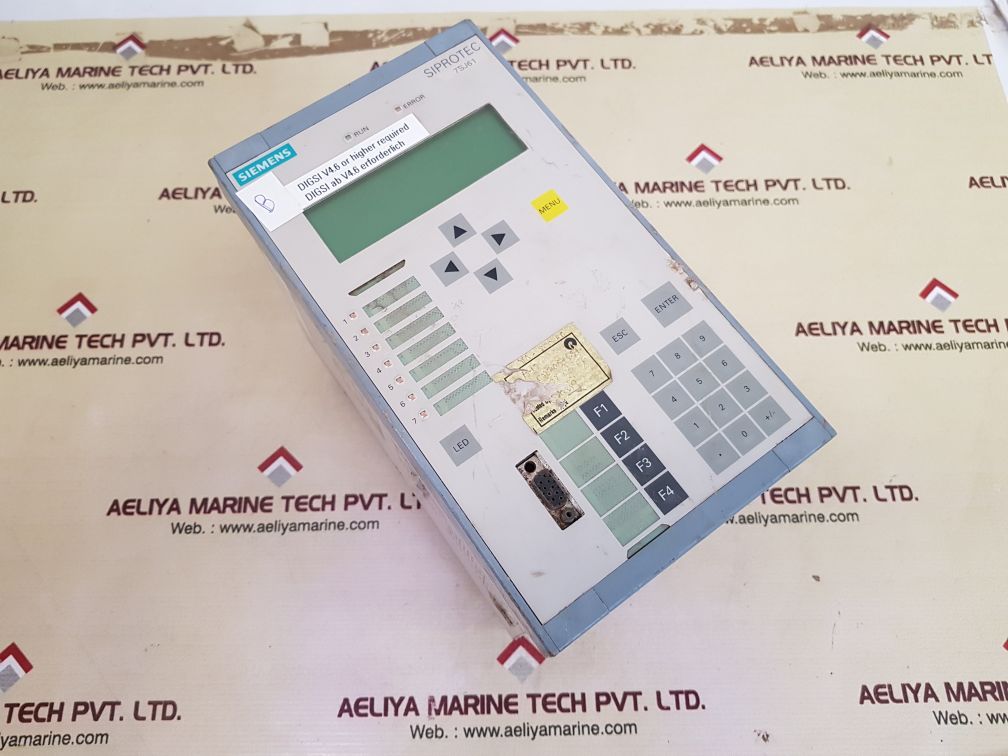 Siemens siprotec 7sj6111-5eb20-1fa0/ee overcurrent protection and control relay