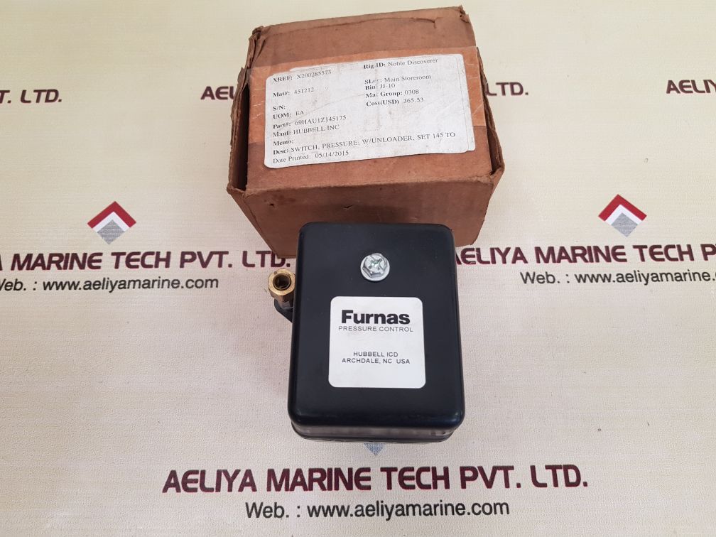 Hubbell 69hau1z145175 pressure control switch