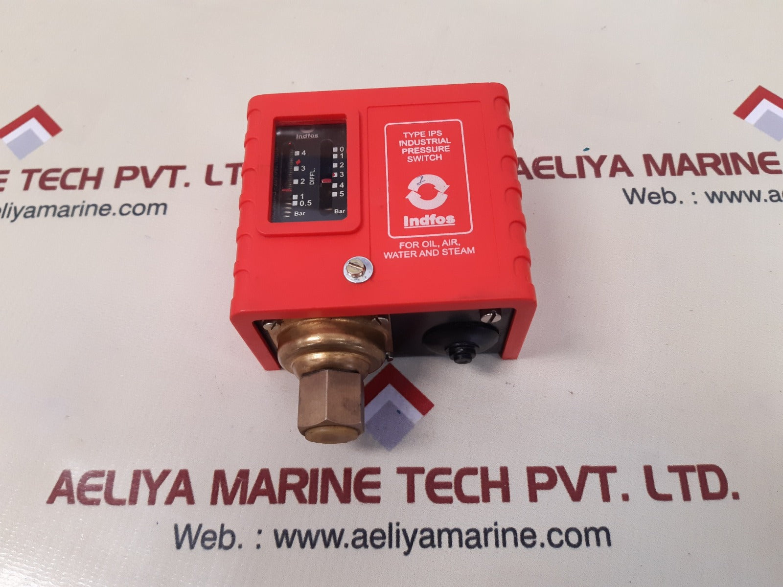 Indfos Ips Industrial Pressure Switch 0.5 To 4 Bar