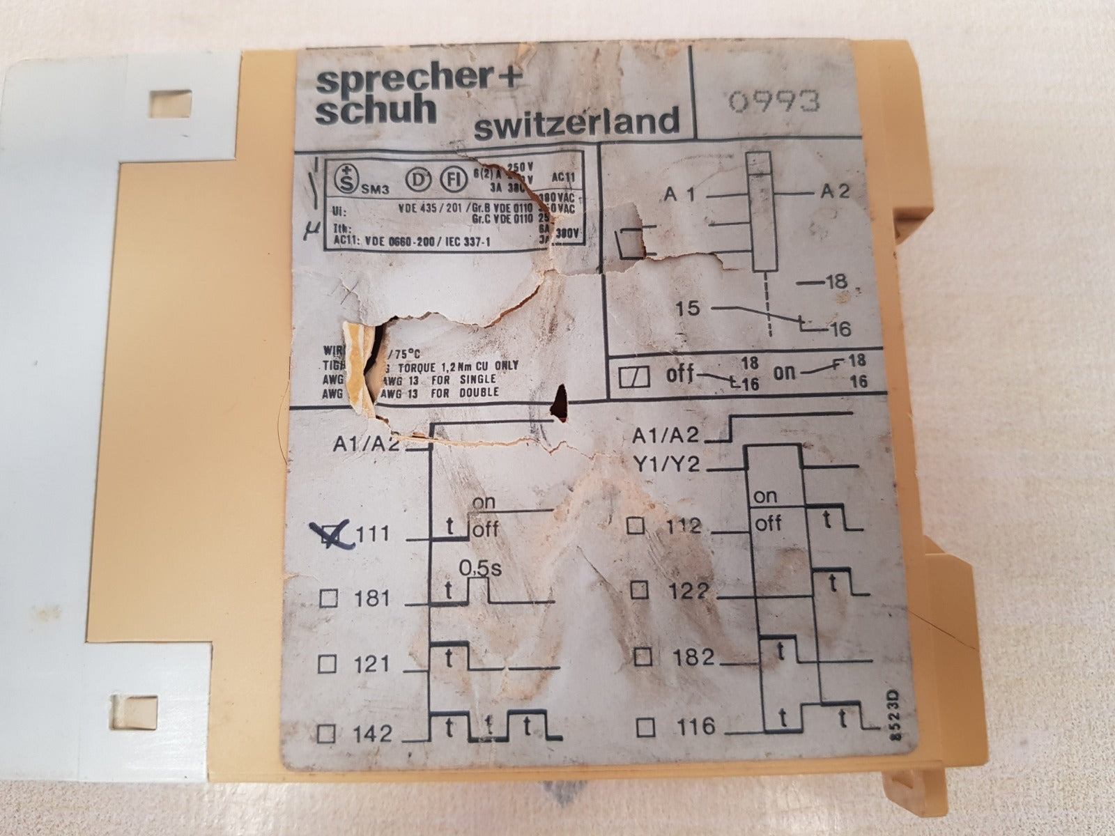 Sprecher+schuh kop111-d electronic timer