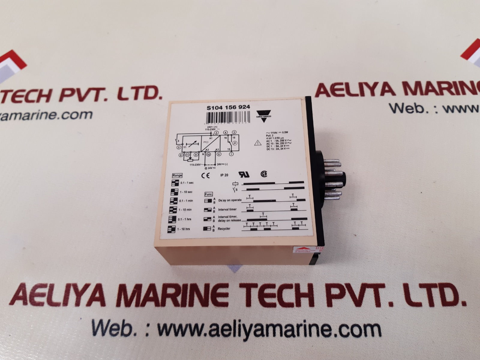 Carlo gavazzi s104 156 924 multifunction timer
