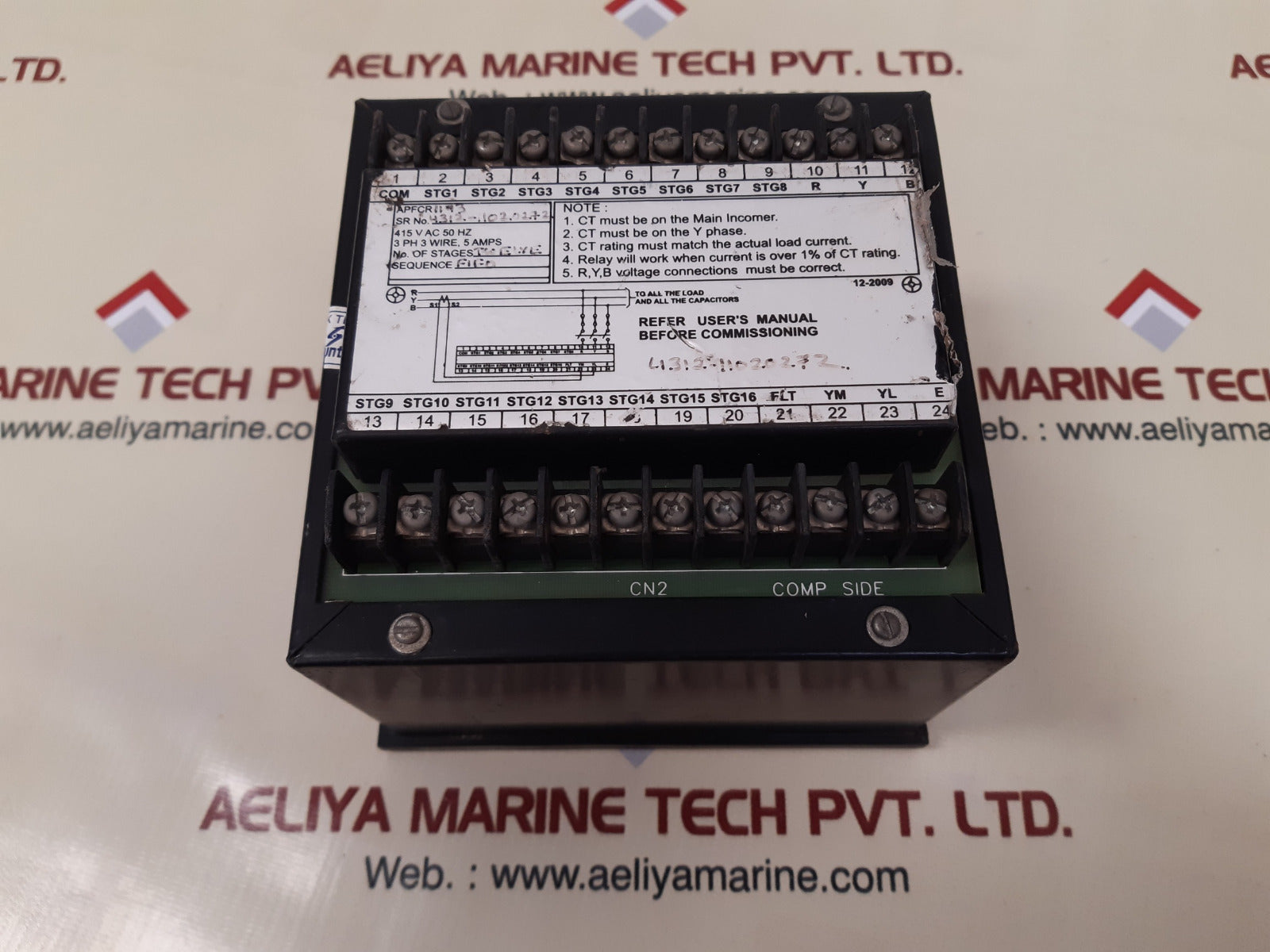 Syntron 1143 automatic power factor control relay 5amps