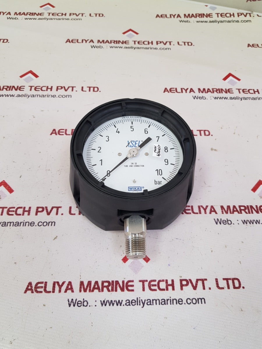 Wika xsel 23x.34 4.5 pressure gauge 0-10 bar