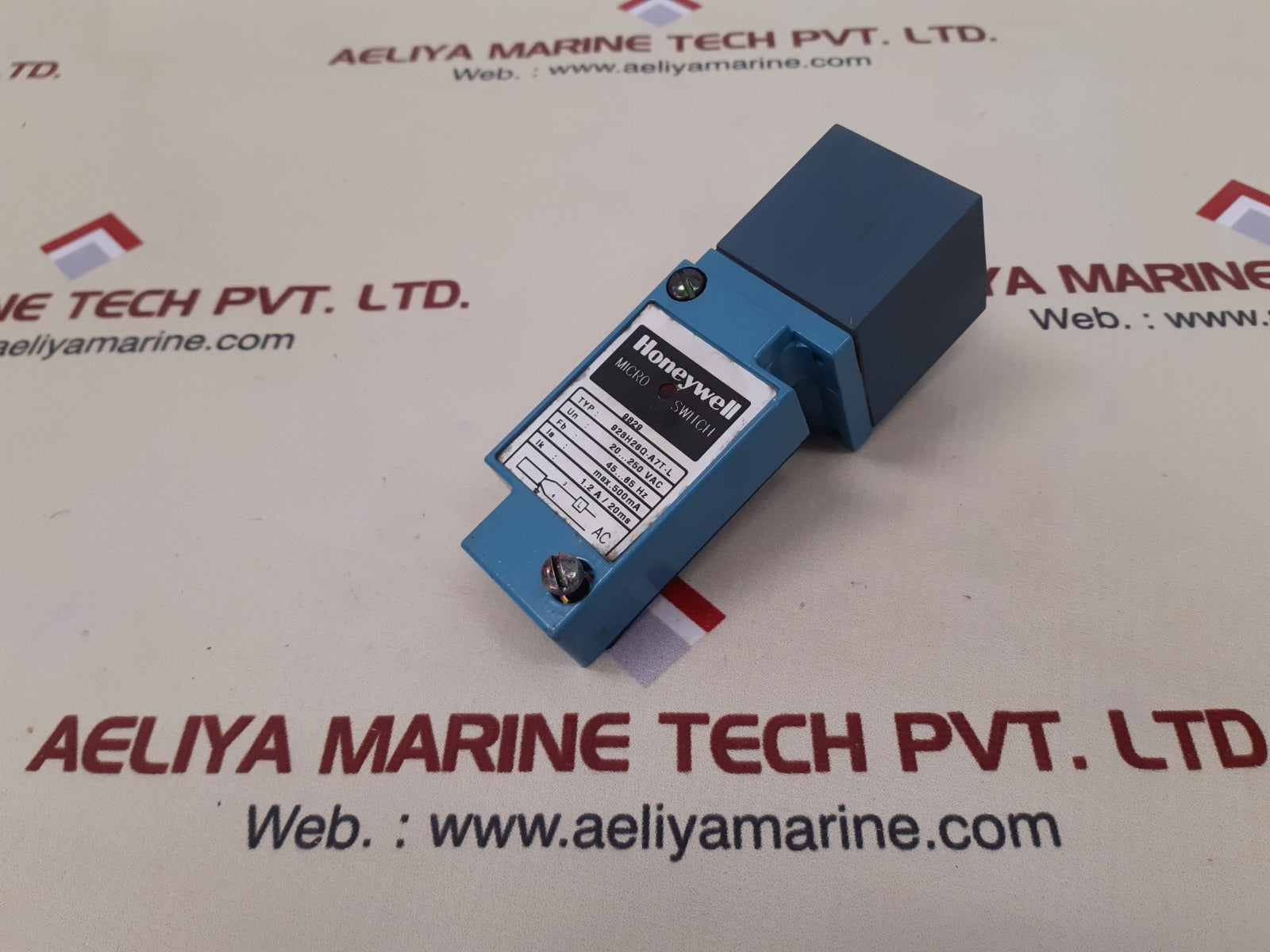 Honeywell 923h26q-a7t-l micro switch 250 vac