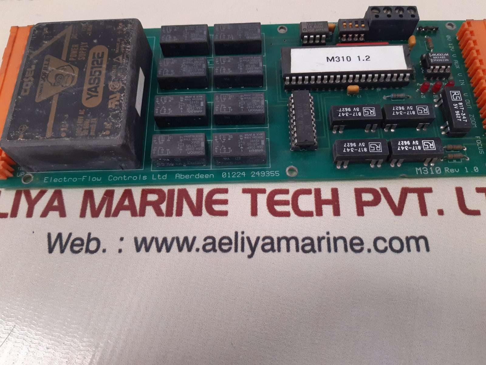 Electro-flow controls m310 rev 1.0 pcb card