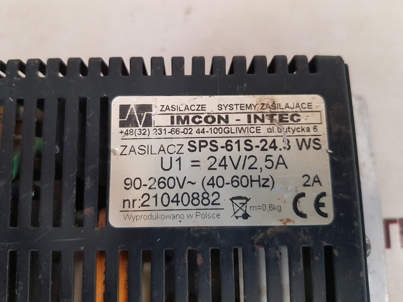 Imcon-intec sps-61s-24.3 ws power supply system