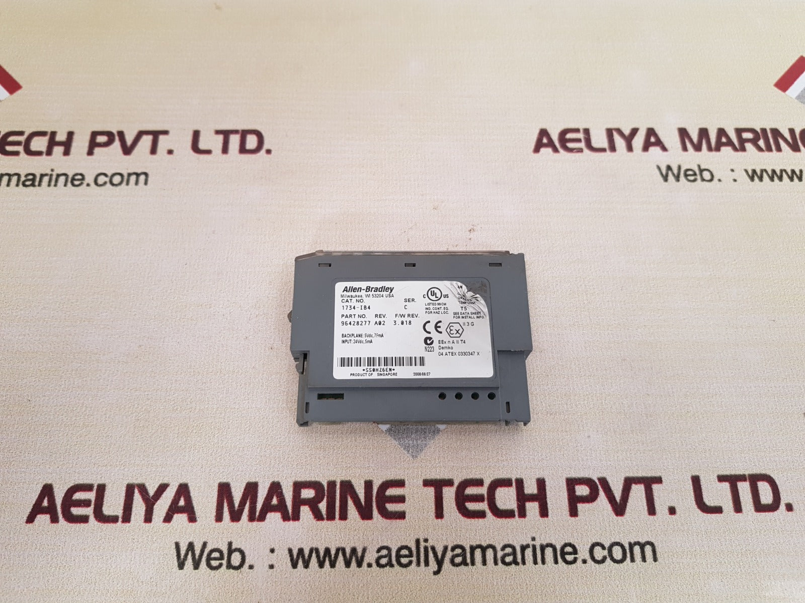 Allen-bradley 1734-ib4 ser c sink input module