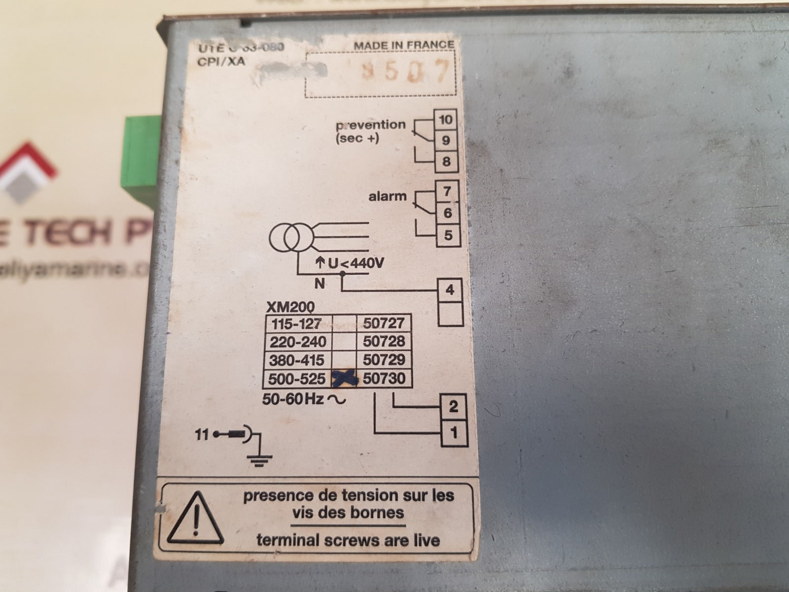 Merlin gerin xm200 vigilohm system monitoring 50730