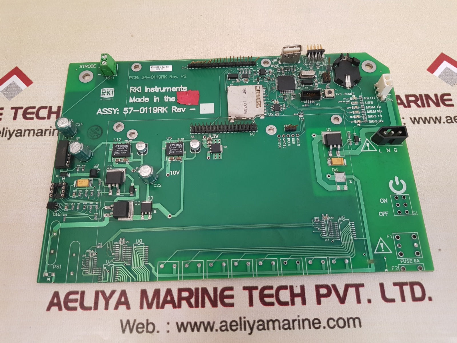 Rki instruments 57-0119rk pcb card