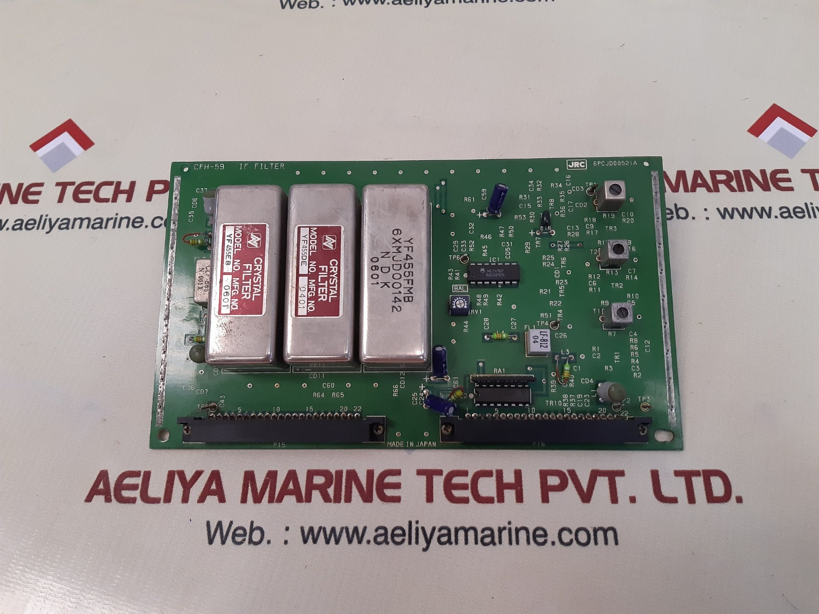 Jrc cfh-59 if filter 6pcjd00521a pcb card