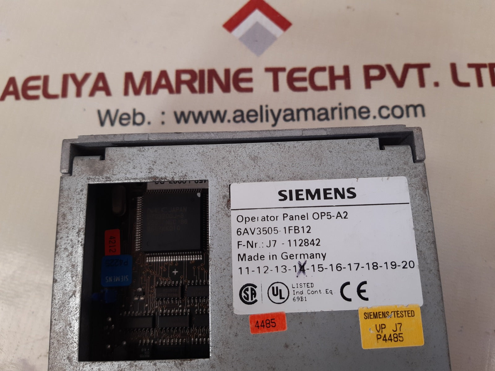 Siemens 6av3505-1fb12 operator panel j7-112842