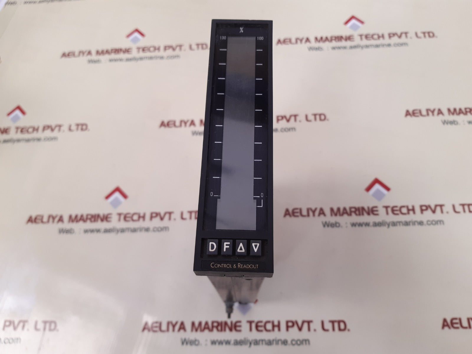 Control & readout 209 control and readout module range 0-100 %