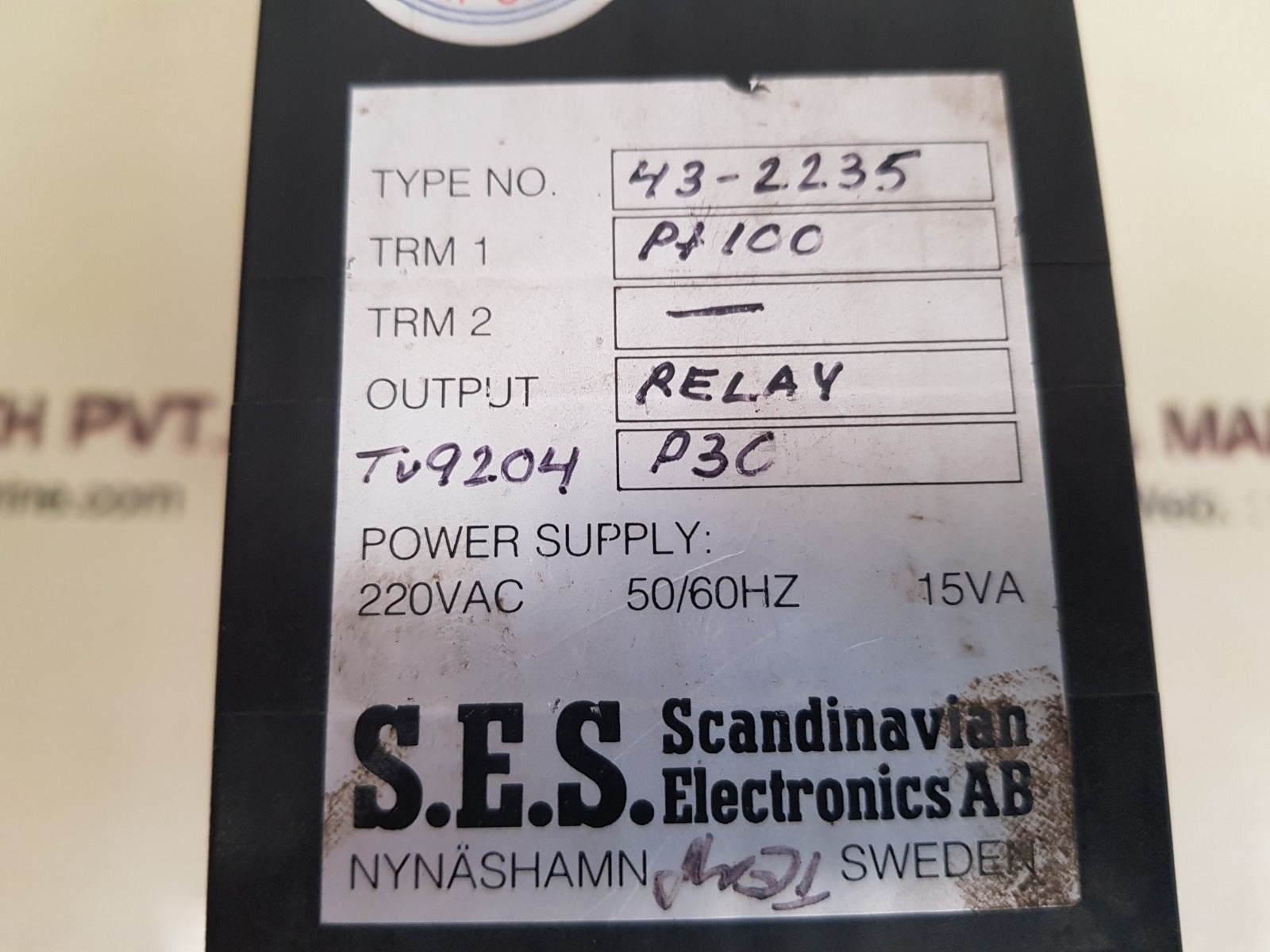 Sescon 43-2235 programmable controller