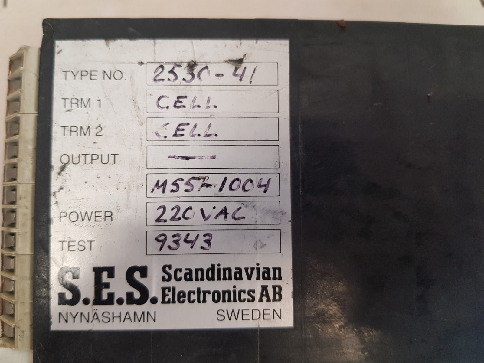 Sesmon 2530-41 programmable controller