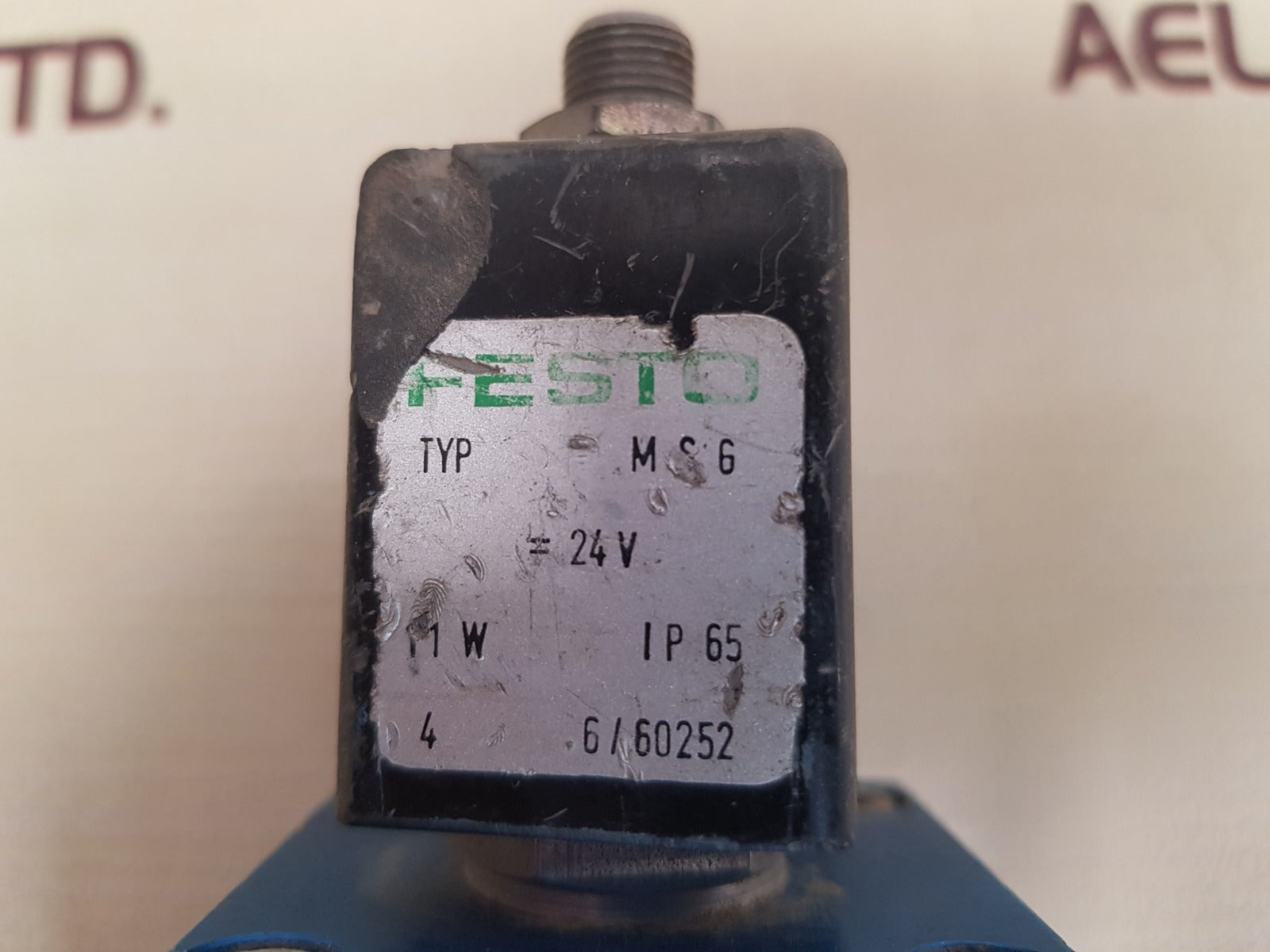 Festo 2200 mch-3-1/4 solenoid valve 1-10 bar