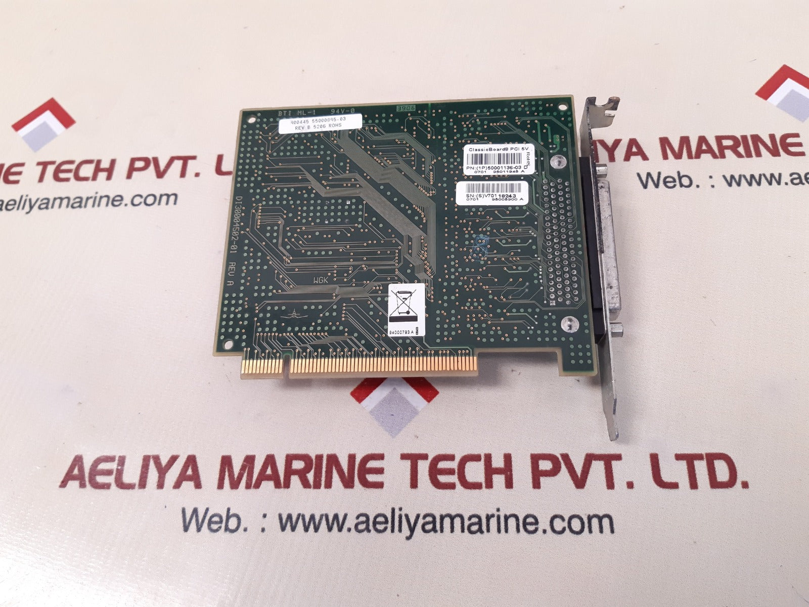 classicboard 8 pci rev b (1p)50001136-03 d serial interface adapter