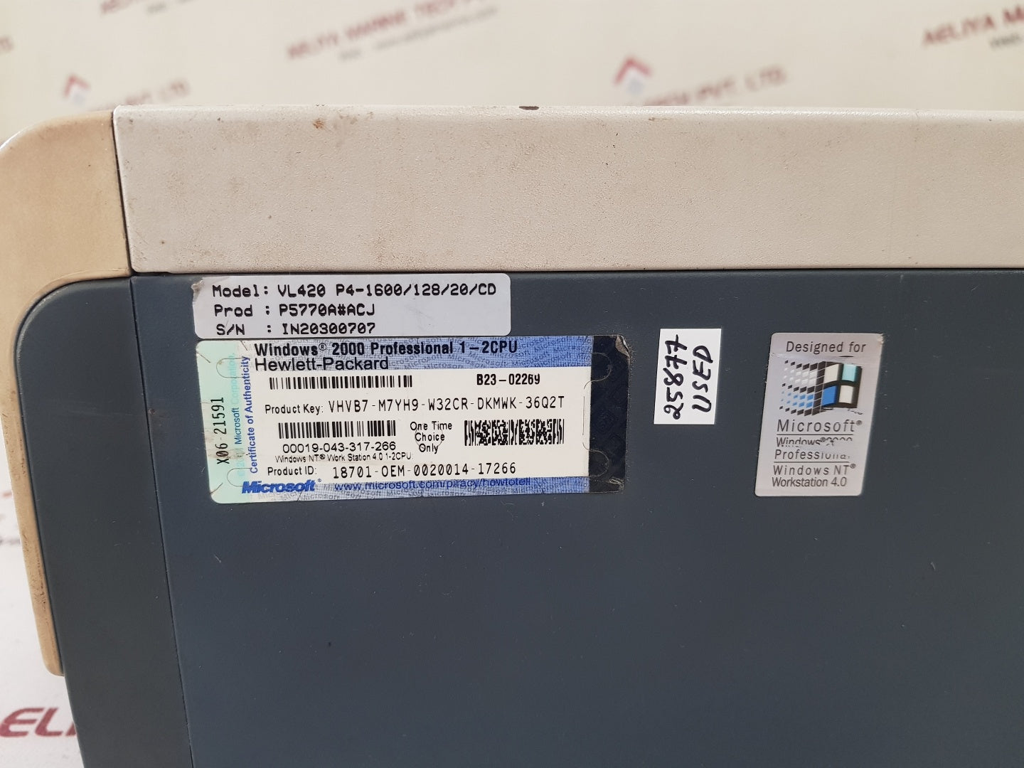Hp vectra vl420 dt exaopc station