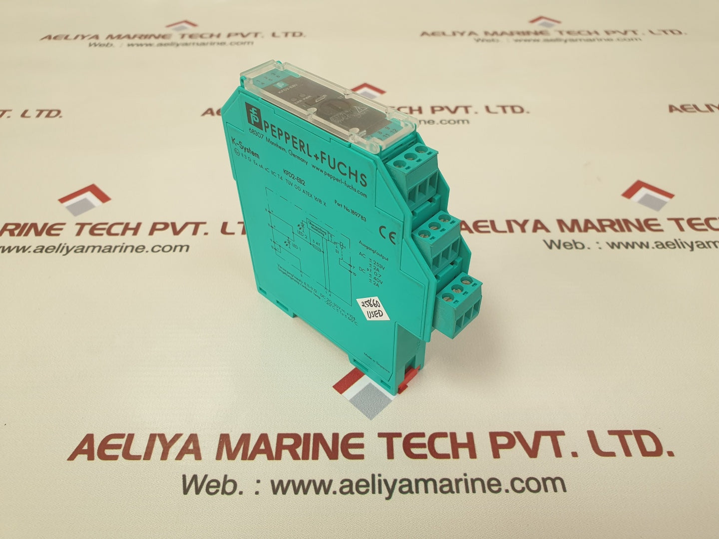 Pepperl+fuchs kfd2-eb2 power feed module 189783