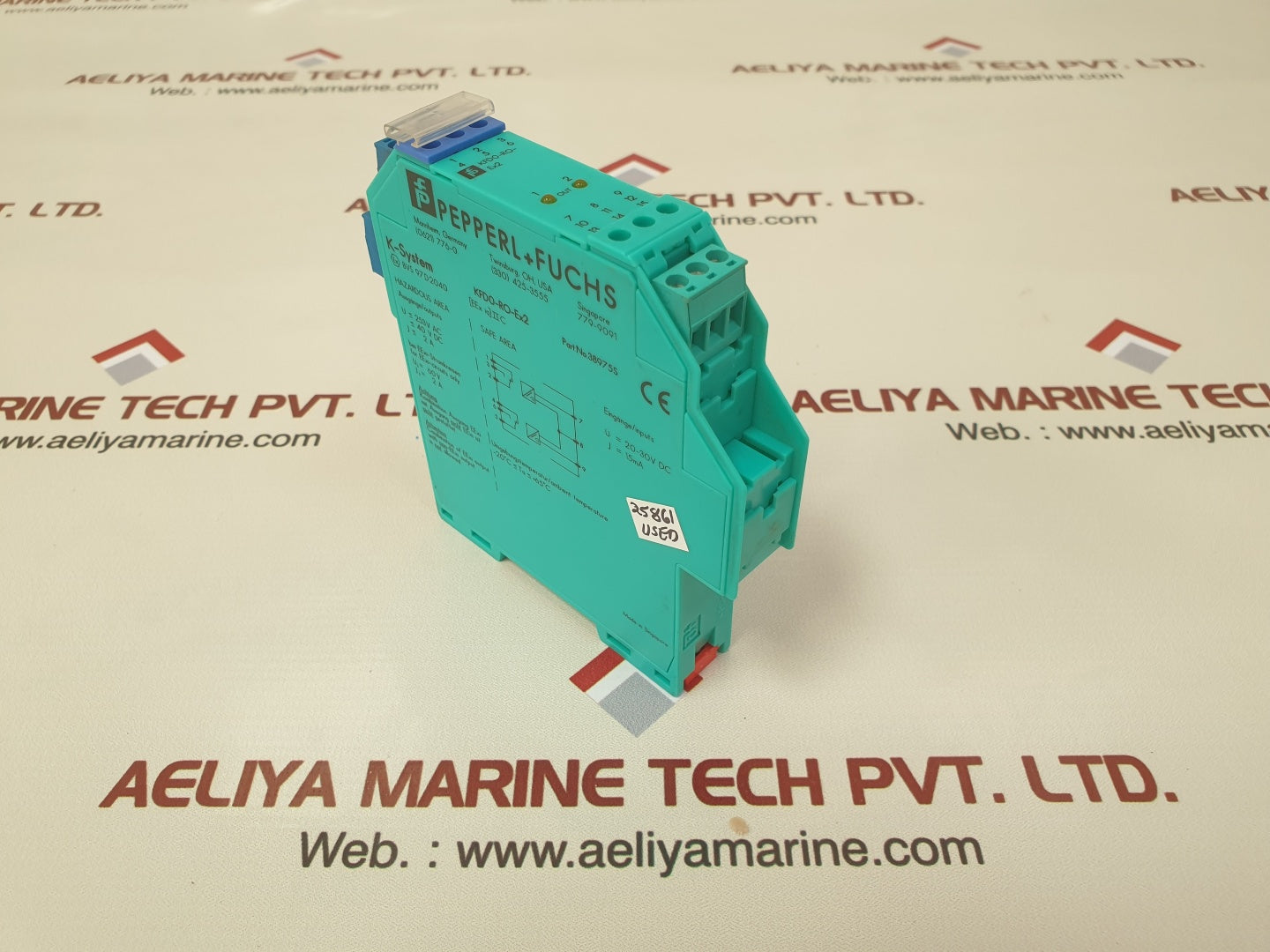 Pepperl+fuchs kfd0-ro-ex2 relay module 38975s