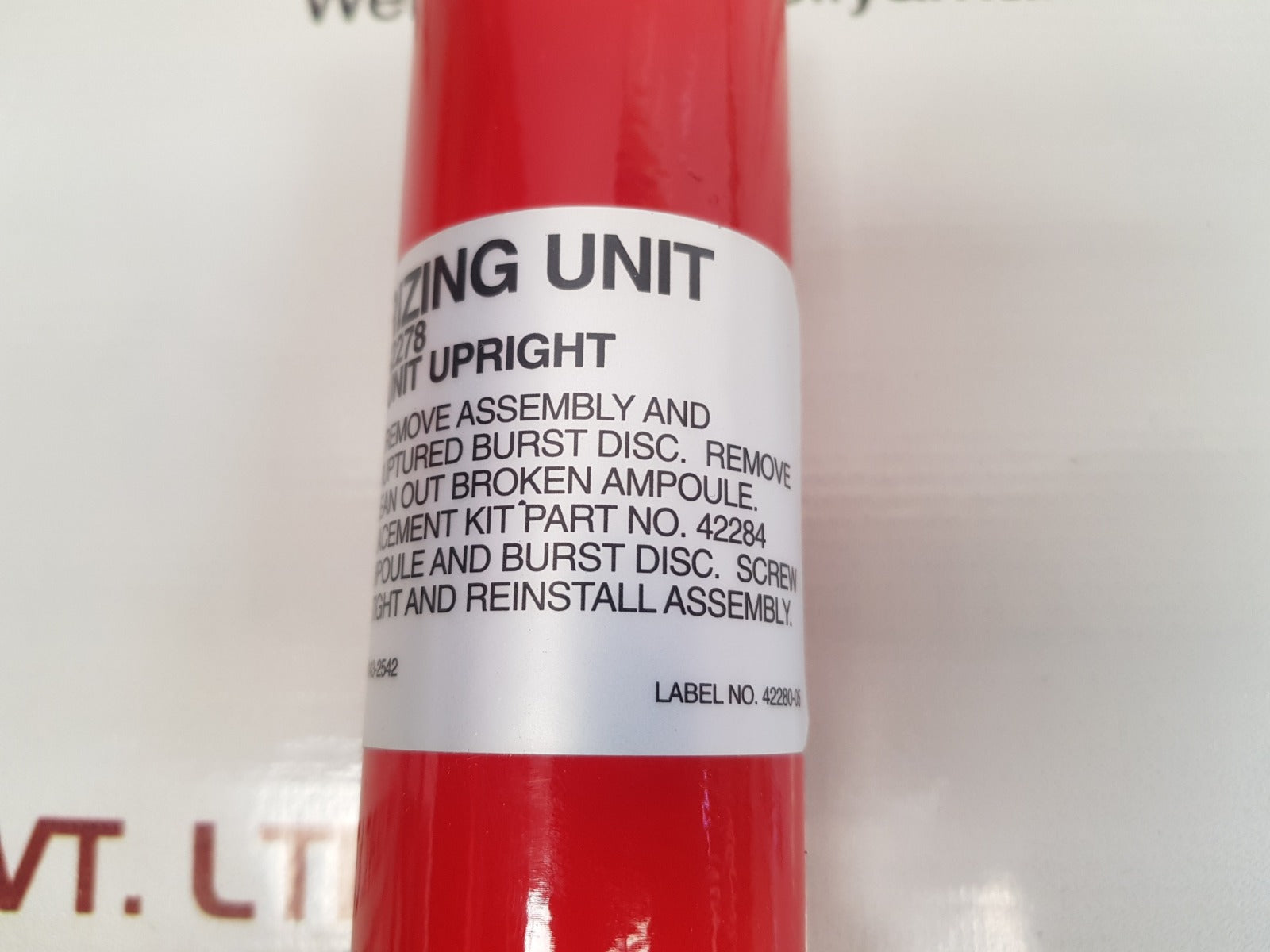 Tyco 42278 odorizing unit
