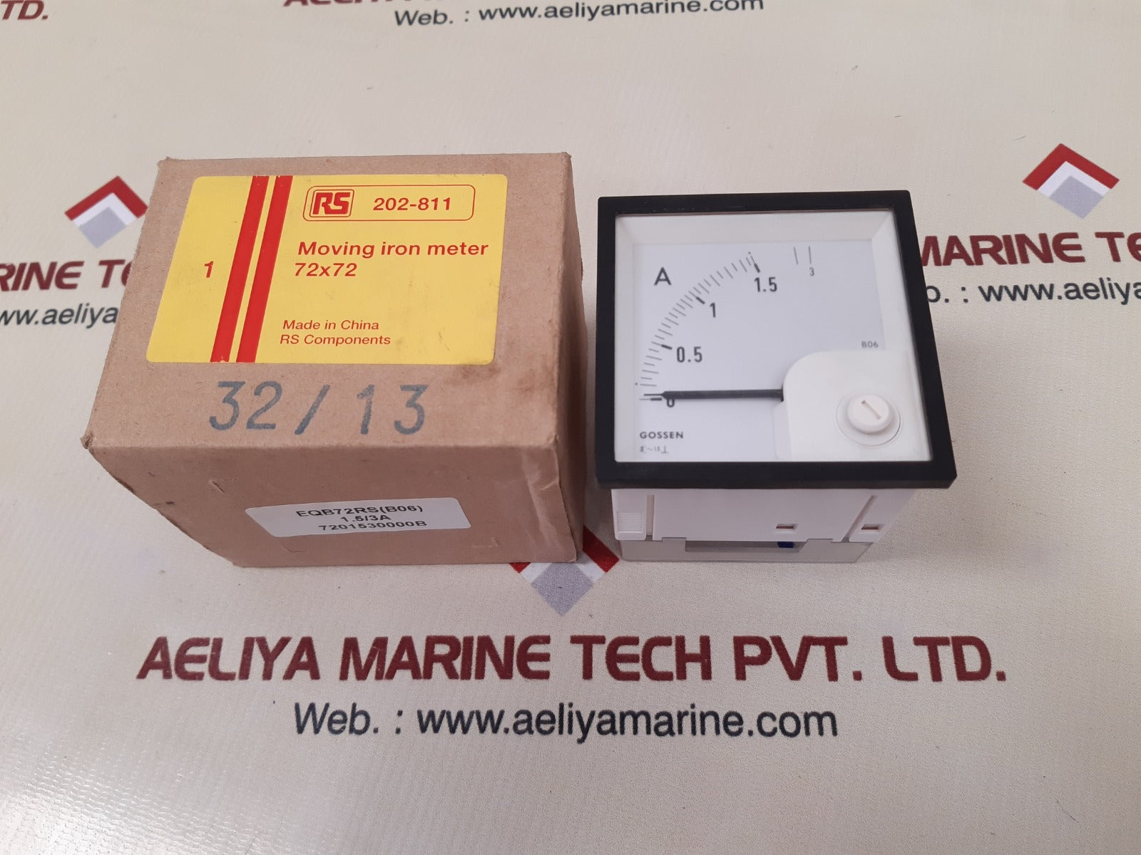 Gossen Rs 202-811 analog panel ammeter