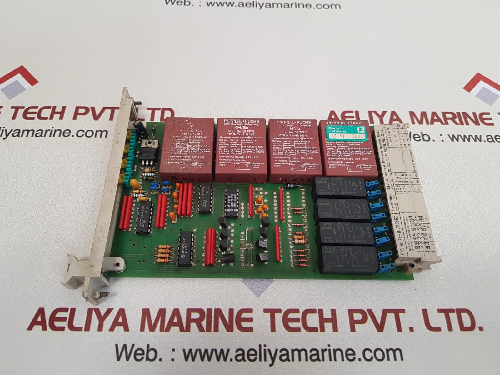 Pepperl+fuchs eg4-r y 19759 switch amplifier module