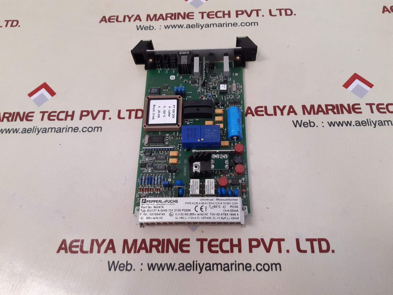 Pepperl+fuchs eu137a ghg 131 2100 p2006 universal transmitter 542474