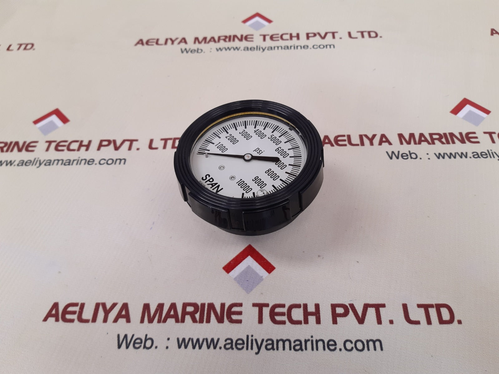 Span 2-0024-t pressure gauge 0 to 10000 psi