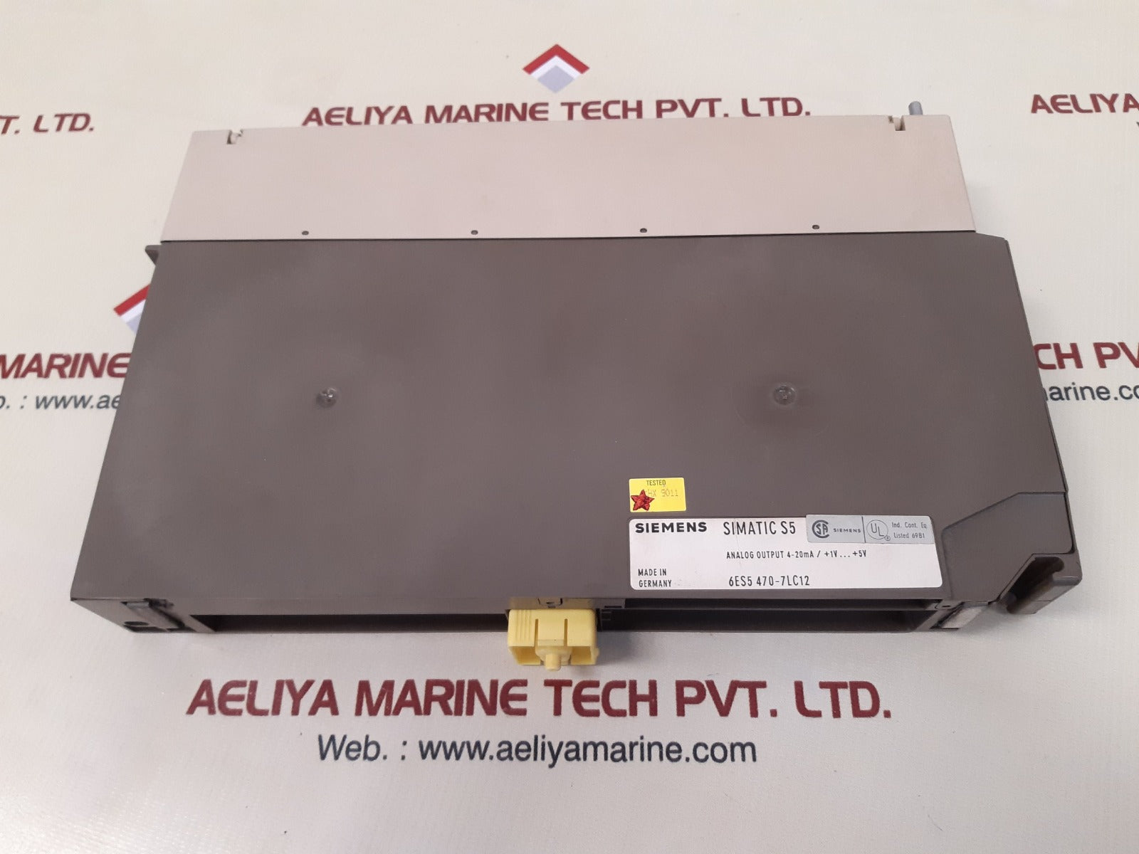 Siemens 6es5 470-7lc12 analog output module