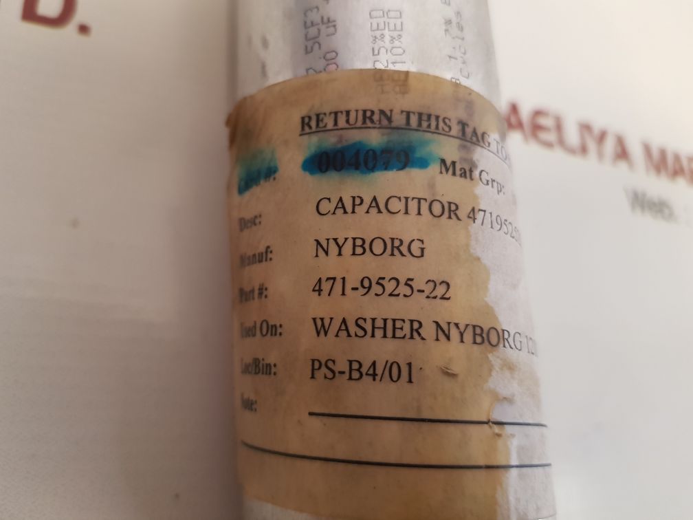 Nyborg 471 9525 22 electrical capacitor