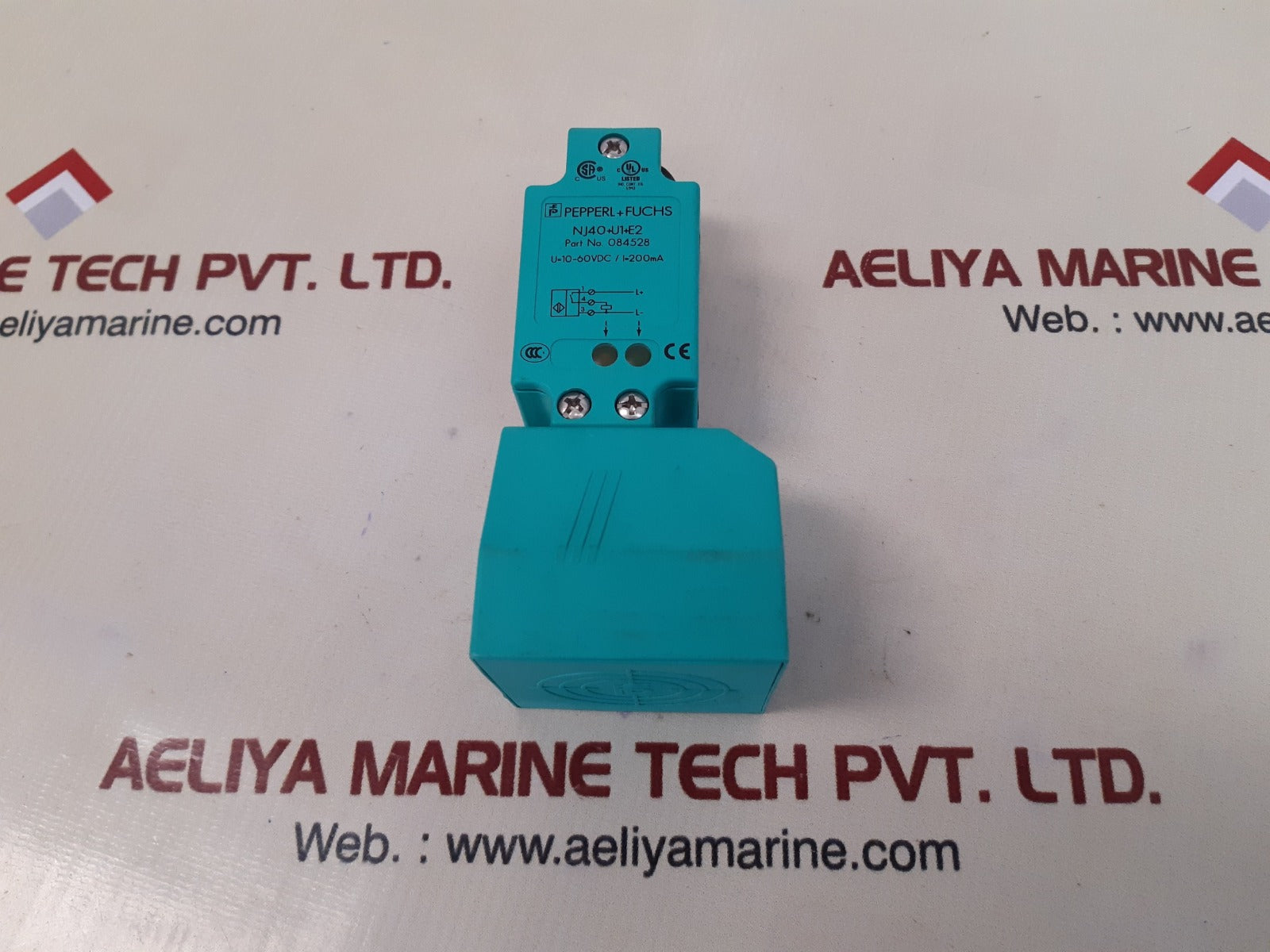 Pepperl+fuchs nj40+u1+e2 proximity sensor 084528
