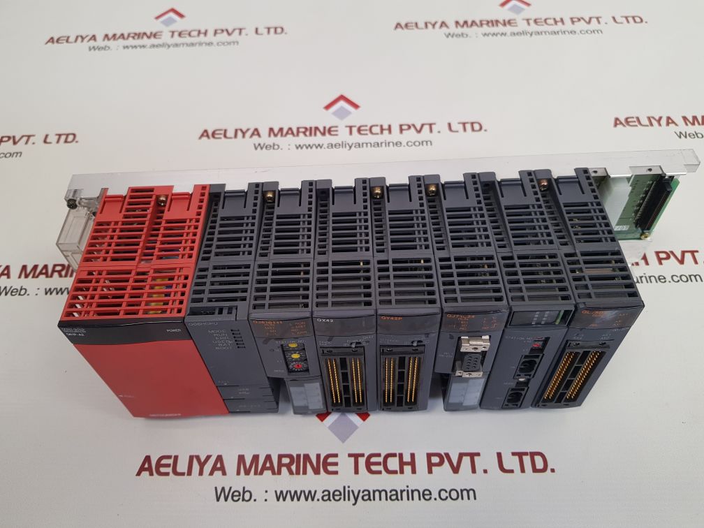 Mitsubishi melsec q61p-a2,q06hcpu,qj61bt11,qx42,qy42p,qj71c24,qd75d4 plc module