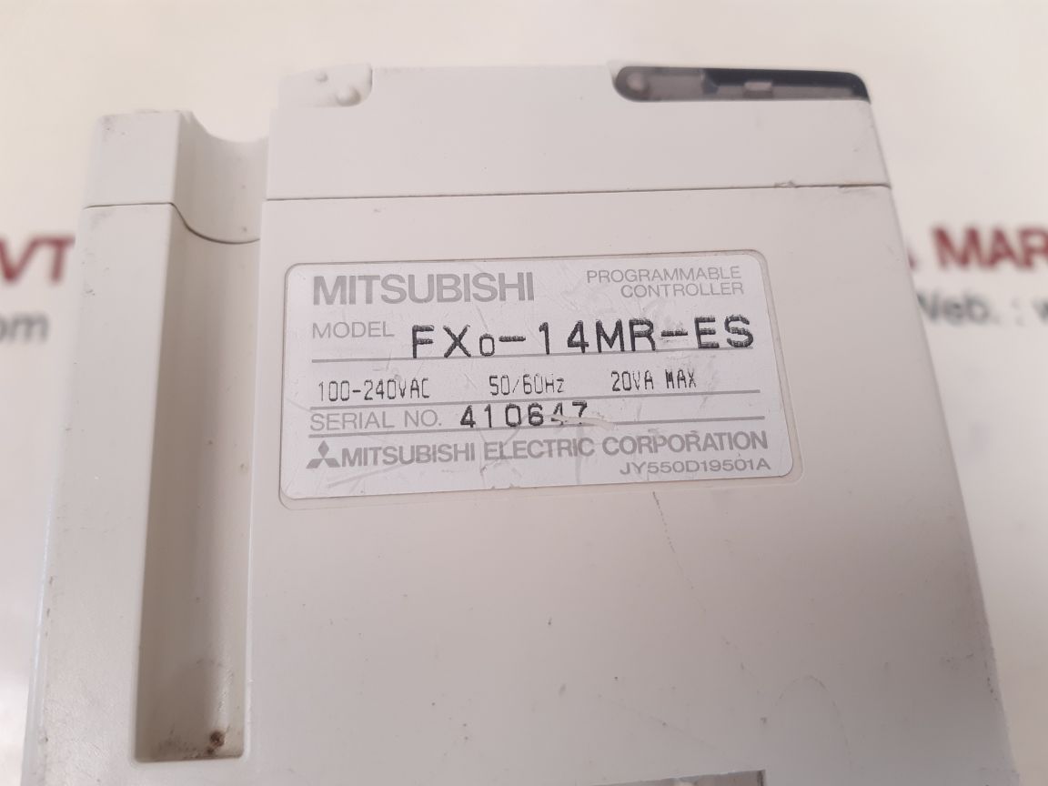Mitsubishi melsec fx0-14mr-es programmable controller