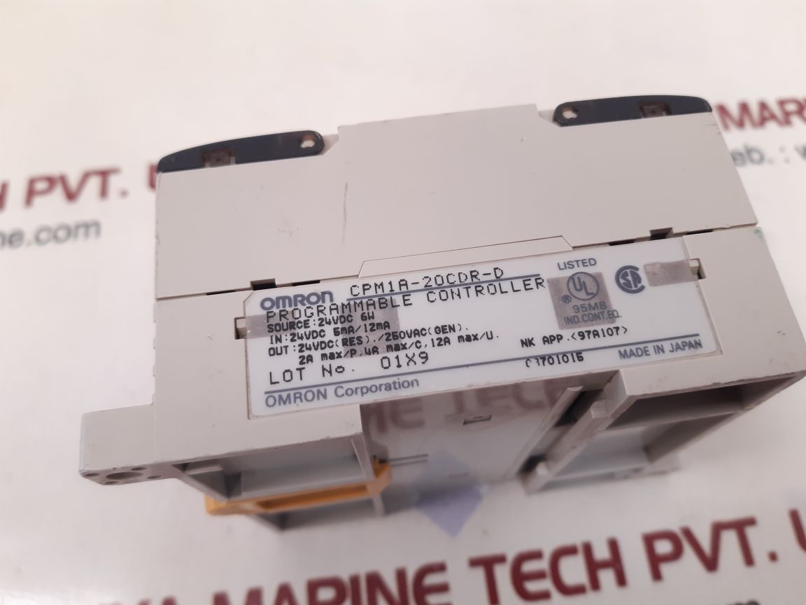 Omron sysmac cpm1a-20cdr-d programmable controller