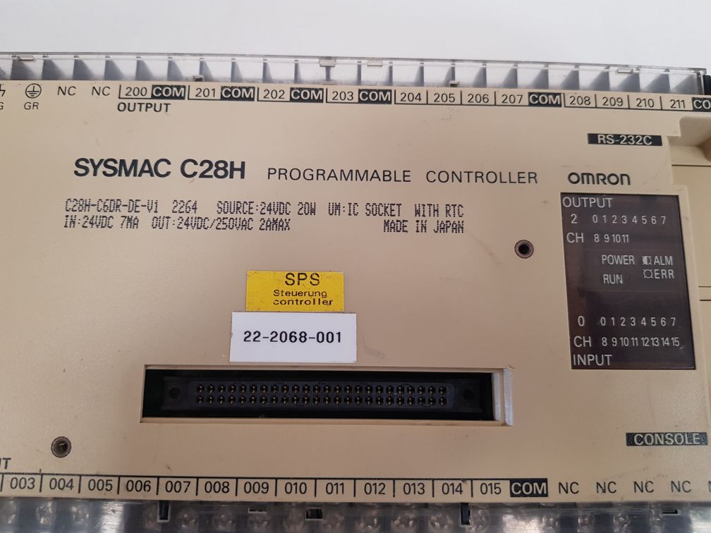 Omron c28h-c6dr-de-v1 programmable controller
