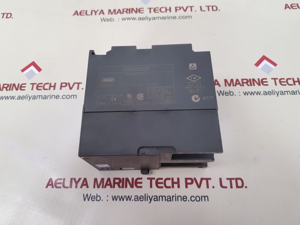 Siemens 6es7 307-1ea00-0aa0 power supply 50-60hz