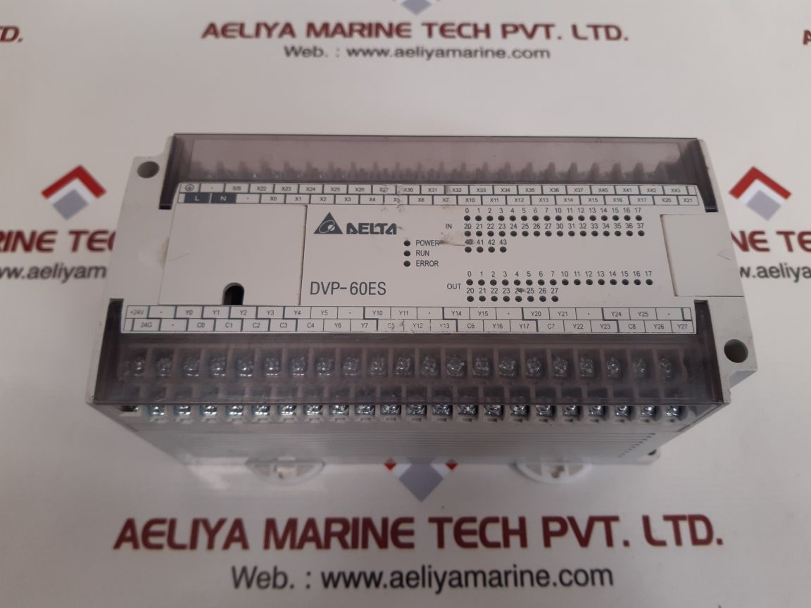 Delta dvp60es00r2 programmable controller +24v